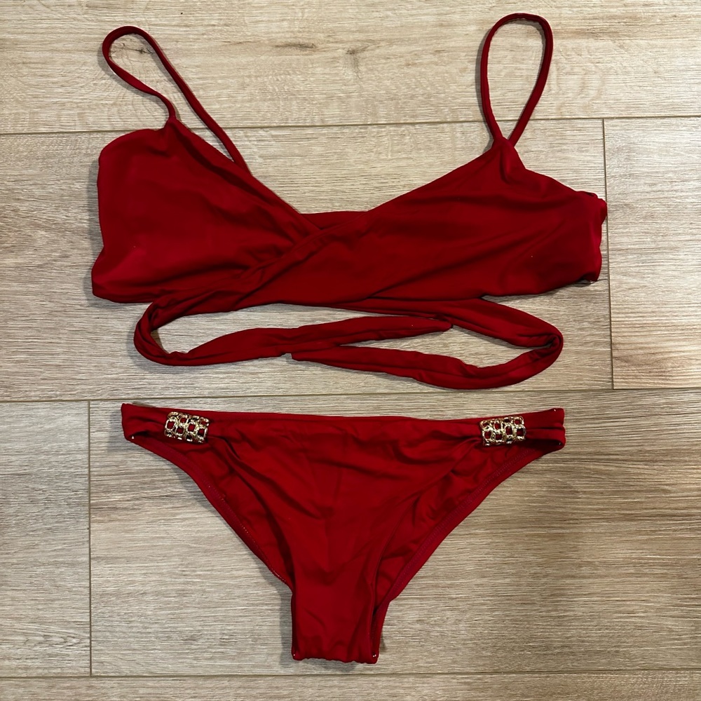 L*space Red Bikini Set